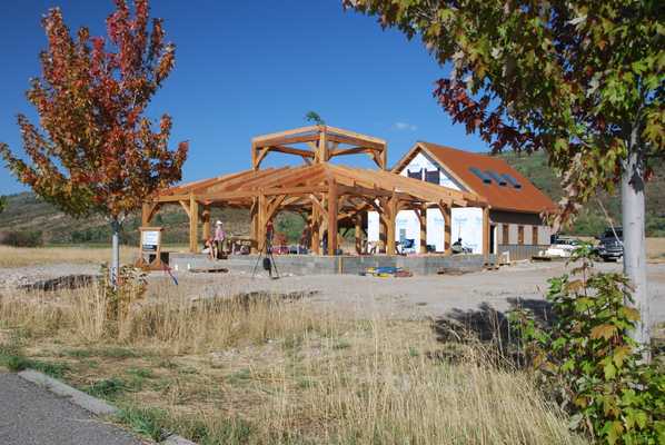 Riley timberframe and garage